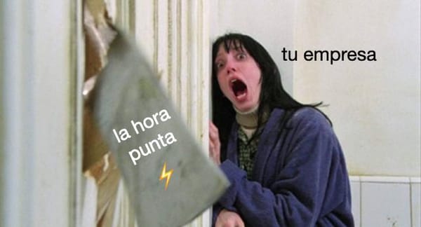 ⚠️ La temida Hora Punta  ¡El momento en que tu factura sube a las nubes! ☁️💸